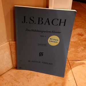 Bach Well Tempered Clavier Book 1 Henle Verlag